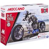 Meccano Byggsatser Meccano byggsats 5-i-1 Motor junior stål blå 176 st