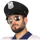 Polis Maskeradkläder Th3 Party Hatt Polis Svart