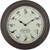 Esschert Design Inredningsdetaljer Esschert Design Clock with Birdsounds Väggklocka 30.1cm