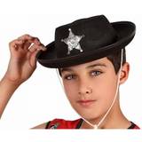 Ansiktshår - Vilda västern Maskeradkläder Th3 Party Hatt Cowboy Svart
