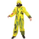 Djävular & Demoner - Gul Maskeradkläder Ciao Kids Radioactive Toxic Hazard Costume