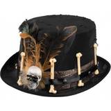 Damer - Häxor Hattar Boland Voodoo Nana Hat with Bones and Feathers Decorations