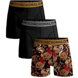 Muchachomalo Kalsonger Muchachomalo Cotton Stretch Boxers Rooster 3-pack - Black