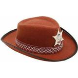 Brun - Vilda västern Maskeradkläder Th3 Party Cowboy Hatt