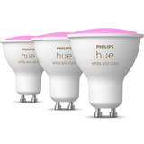 Ljuskällor Philips Hue White and Color LED Lamps 4.3W GU10 3-Pack