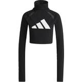 20 - Dam - Återvunnet material T-shirts adidas Women Sportswear Long-Sleeve Top - Black