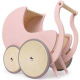 Kinderfeets Träleksaker Kinderfeets Dockvagn, rosa