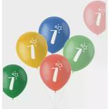 Latexballonger Folat Sifferballonger 7 år, 6-pack