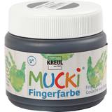 Mucki Färger Mucki Fingerfärg, svart, 150 ml/ 1 burk