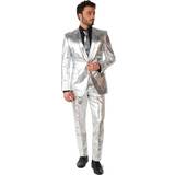OppoSuits Shiny Silver Kostym