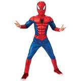 Spiderman kläder barn Maskerad Rubies Marvel Spiderman Deluxe Dräkt