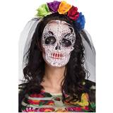 Nordamerika - Skelett Maskeradkläder Boland Diadem med Mask Day of the Dead