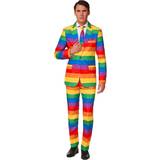 Kungligt - Nordamerika Maskeradkläder OppoSuits Men's Rainbow Suitmeister Suit Costume