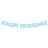 PartyDeco Happy Birthday girlang i ljusblått