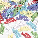 Amscan Happy Birthday konfetti i färg