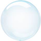 Blåa Folieballonger Folie-plast ballong Transparent Blå