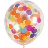 Latexballonger Creotime Ballonger konfetti 23cm 4/fp