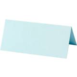 Grattiskort & Inbjudningskort på rea Bordskort, ljusblå, stl. 9x4 cm, 220 g, 20 st. 1 förp