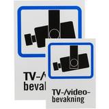 Normkomponenter Deltaco Sticker "TV Video"