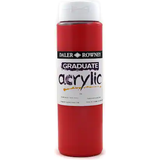 Daler Rowney Hobbymaterial Daler Rowney Graduate Acrylic Cadmium Red Deep Hue 500ml
