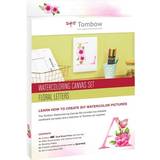 Tombow Färger Tombow Watercoloring Canvas set Floral Letters