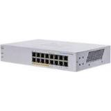 Cisco Gigabit Ethernet - PoE Switchar Cisco CBS110-16PP-EU