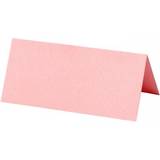 Bordskort, ljusröd, rosa, stl. 9x4 cm, 220 g, 20 st. 1 förp