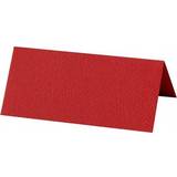 Grattiskort & Inbjudningskort Bordskort, röd, stl. 9x4 cm, 220 g, 20 st. 1 förp