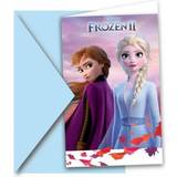 Disney Frozen Grattiskort & Inbjudningskort Disney Frozen Inbjudningskort 6 st