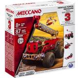 Meccano Sandlådor Byggsatser Meccano Lekset Fire Truck 3-i-1 Stål Junior Röd 90-delar