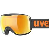 Uvex Skidglasögon Uvex Downhill 2100 CV Ski Goggles - Black Mat/Orange Yellow