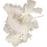 Vattenbaserad Tråd & Garn Dun, vit, stl. 7-8 cm, 50 g/ 1 förp