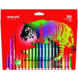 Vattenbaserad Tuschpennor Magni Penol Color Pen 1-1.5mm 20-pack