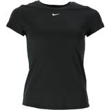 Nike 42 - Dam T-shirts Nike Dri-Fit One Slim-Fit T-shirt Women - Black/White