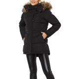Hollies XL Kläder Hollies Ariana Jacket - Black/Natural (Faux Fur)