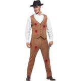 Brun - Zombies Dräkter & Kläder Smiffys Clyde Zombie Costume