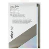Silver Papper Cricut Joy Insert Cards 11,4 cm x 15,9 cm 12-pack (Gray, Silver, Holographic)