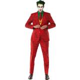 Cirkus & Clowner - Halsdukar & Sjalar Maskeradkläder OppoSuits Suitmeister Scarlet Joker Costume