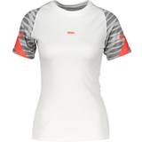 Nike Dri-FIT Strike Short-Sleeve T-shirt Women - White/Black/Bright Crimson