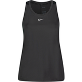 Dam T-shirts & Linnen Nike Dri-Fit One Slim Fit Tank Top Women - Black/White