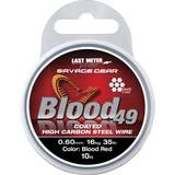 Savage Gear Sg Blood49 Coated Red Tafsmaterial Wire (0,48mm 11kg)