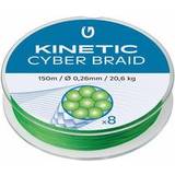 Kinetic Fiskelinor Kinetic 8 Braid 150m Fluo Green 0,20mm/15,0kg