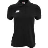 Canterbury Women's Waimak Short Sleeve Pique Polo Shirt - Black