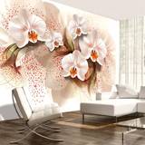 Tapeter Arkiio Pale yellow orchids 100x70