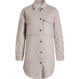 Dam - Ull Jackor Object Collector's Item Vera Owen Long Quilted Jacket - Incense