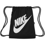 Gymnastikpåsar Nike Heritage Drawstring Bag - Black/White