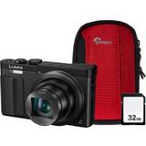 MOS Kompaktkameror Panasonic Lumix DMC-TZ70 Camera Kit + 32GB Class 10 SDHC Card + Case