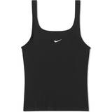 8 - Dam Linnen Nike Sportswear Essential Cami Tank Women's - Black/White