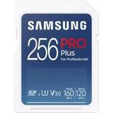 Samsung SDXC Minneskort & USB-minnen Samsung Pro Plus 2021 SDXC Class 10 UHS-I U3 V30 160/120MB/s 256GB