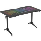 Gamingbord Deltaco DT420 RGB Gaming Desk - Black, 1400x750x760mm